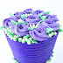 Purple Rose Cake