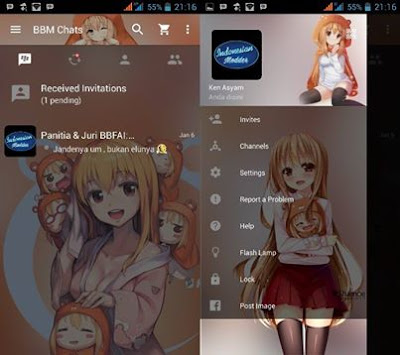 Download BBM MOD Umaru v2.11.0.18 : 