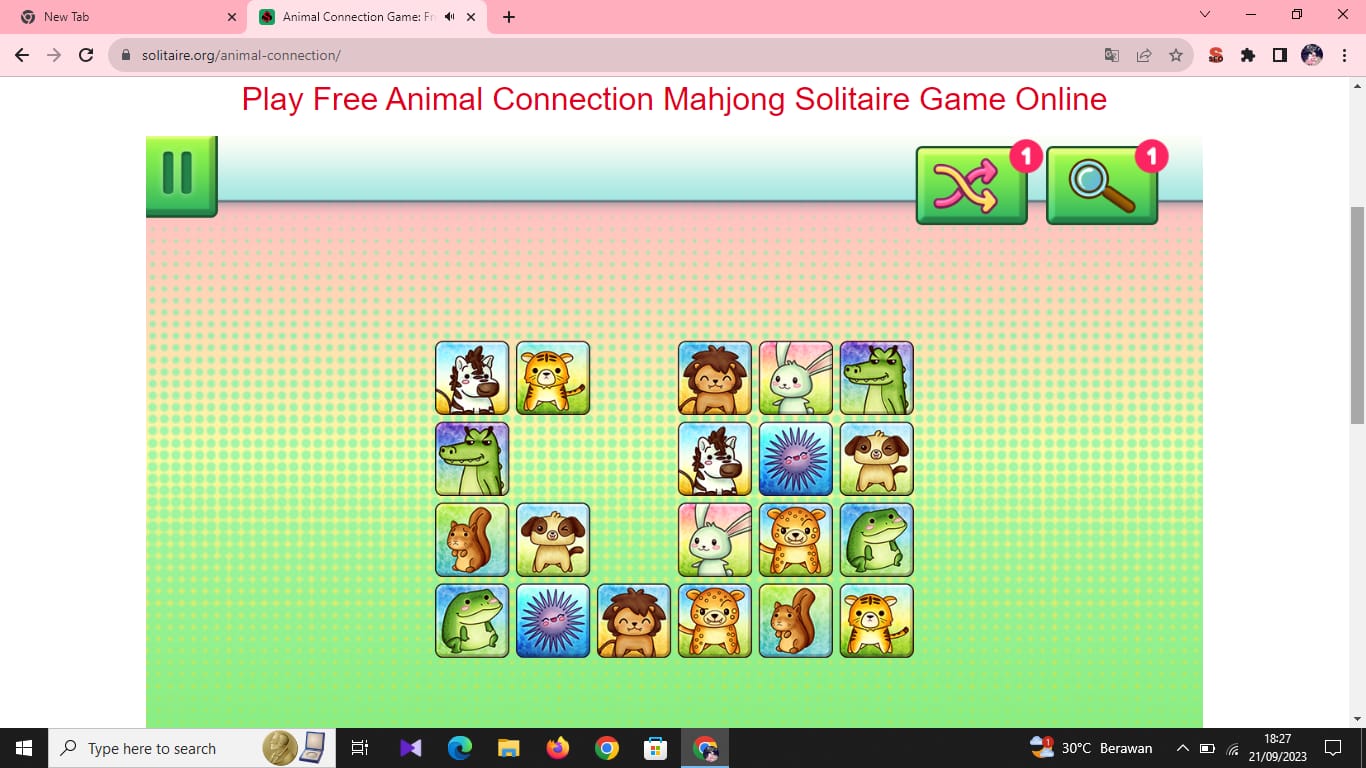 Animal Connection Mahjong Solitaire permainan edukasi untuk anak