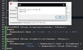 Delphi 10.4.2 TNumberBox.AcceptExpressions := True