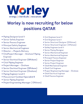 Worley is now recruiting for Qatar 