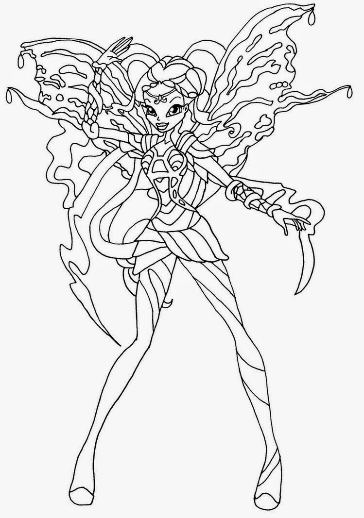 Winx Club Kolorowanki Winx sezon 6