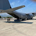 Un avión del ejército estadounidense enviado a Puerto Príncipe; transportó refuerzos para la Policía Nacional de Haití