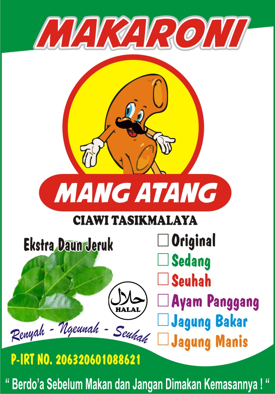 Download Desain Stiker Label  Makanan cdr KARYAKU