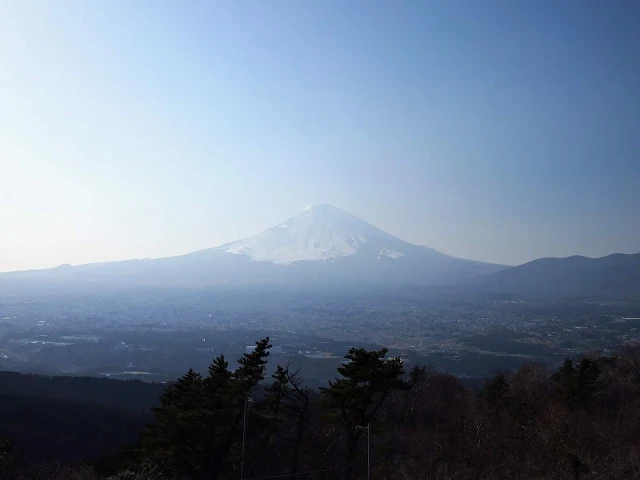 足柄峠　足柄城跡　富士山