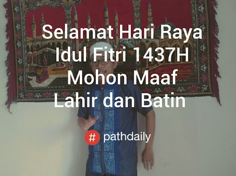 Selamat Hari Raya Idul Fitri 1437 H/2016 M