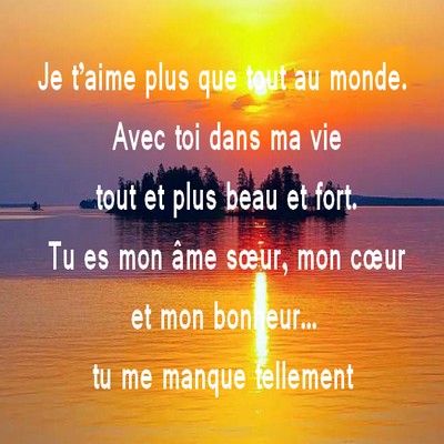 Message D Amour Tu Me Manque Messages Et Textes Damour