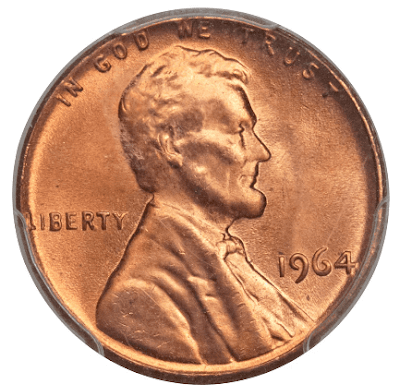 1964 Penny No Mint Mark