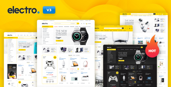 Download Free Electro WordPress Theme v3.3.7