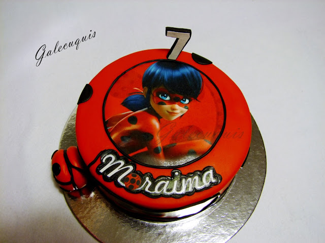 Tarta fondant Ladybug