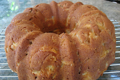 Organic Apple Pear Bundt Cake with White Whole Wheat Flour