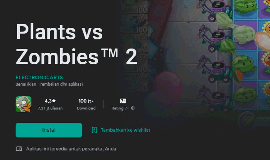 Link Download Plants vs Zombies Mod Apk All Plants Unlocked No Cooldown