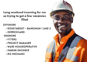 Long weekend incoming for me so trying to get a few vacancies filled before I log off