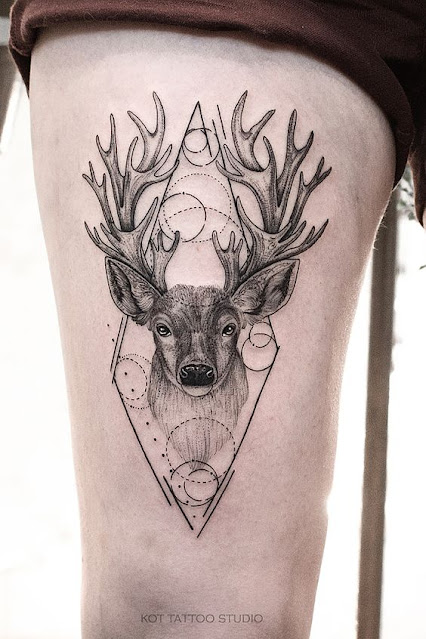 Top 50 Amazing Deer Tattoo Ideas + Designs (2020 Guide) Top 50 ไอเดียรอยสักรูปกวาง