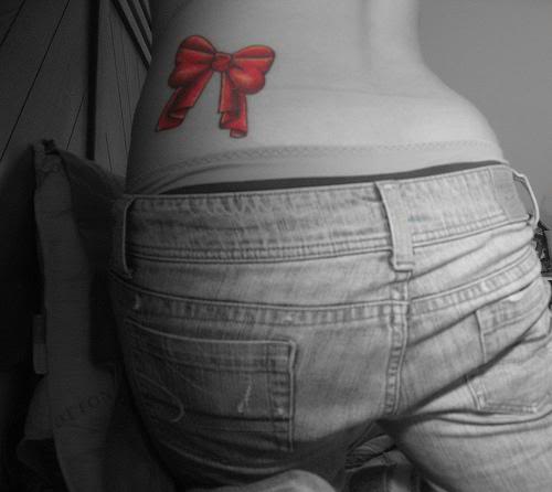 Bow Tattoo Art For Girls