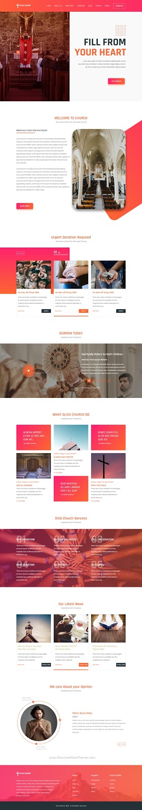 Religious UI Template