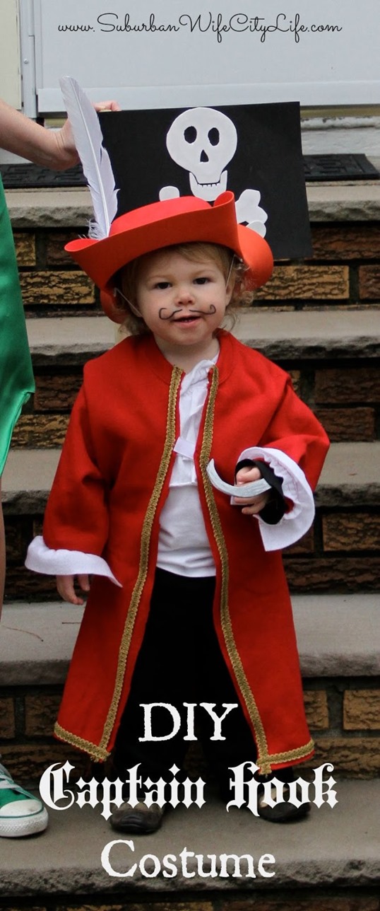DIY Captain Hook costume