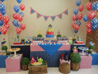 Fiestas Infantiles Decoradas con la Gallina Pintadita