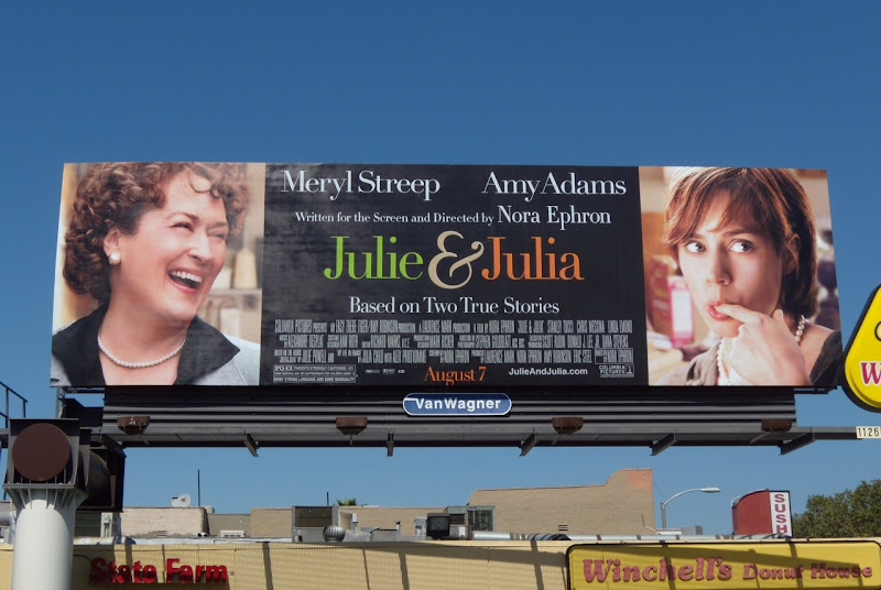 Julie & Julia movie billboard