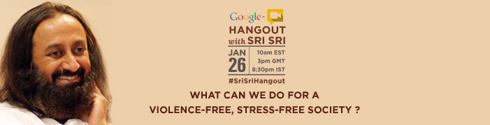 How to Join the Google+ Hangout with Sri Sri?