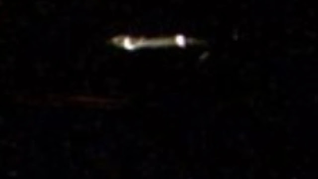 Close up of the UFO tweeted by astronaut Scott Kelly.