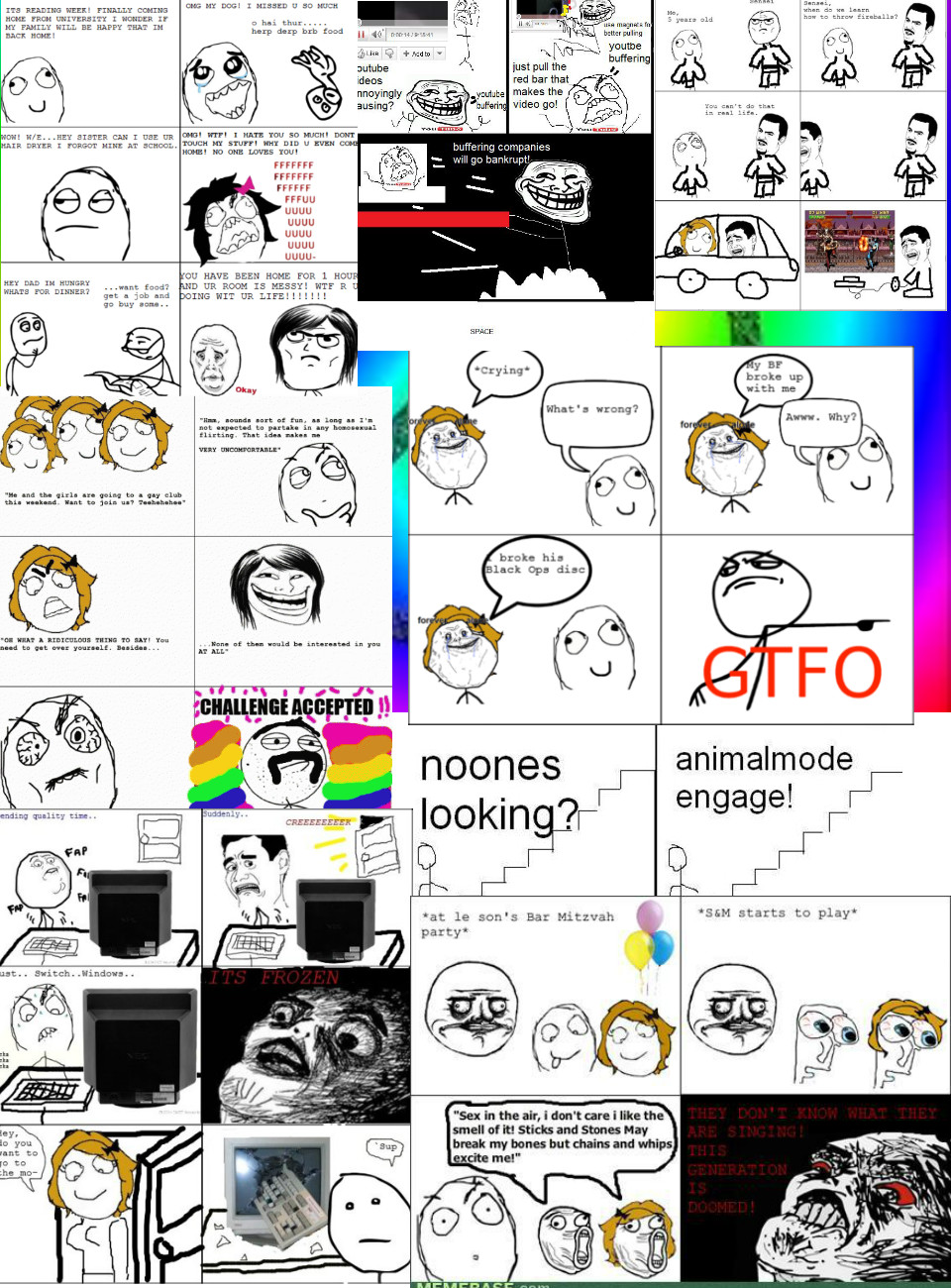 Foto Mentahan Meme Comic Update Status