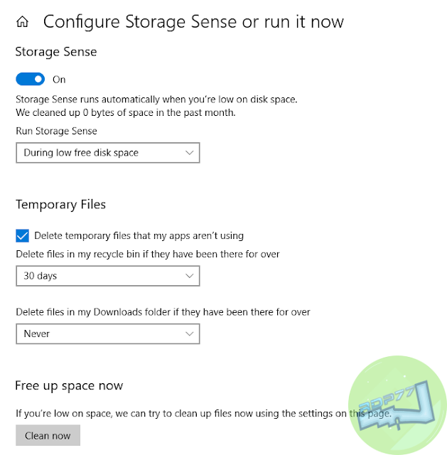 Mengenal Dan Menggunakan Fitur Storage Sense Di Windows 10