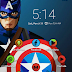 Captain America theme for Android 