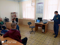 сотрудники МЧС и ВДПО провели Всероссийские открытые уроки по основам безопасности и жизнедеятельности
