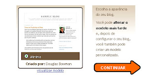 como colocar template no meu blog