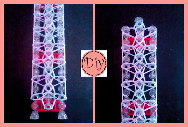 Pulsera Gomas modelo Diamond Tutorial Diy