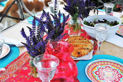 The Style Sisters backyard dining, Mother's Day, BBQ