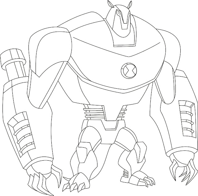 very best ben 10 coloring pages