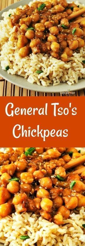 General Tso's Chick Peas (Vegan, Gluten-Free) is a delicious and healthy alternative to general tso chicken or even tofu for those who are avoiding soy.
