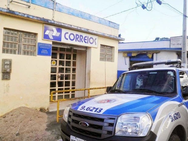 PM é assasinado ao tentar intervir em assalto a agência dos Correios na Bahia (Foto: Leandro Alves / PortalBahiaNews.Com)