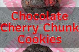 Chocolate Cherry Chunk Cookies