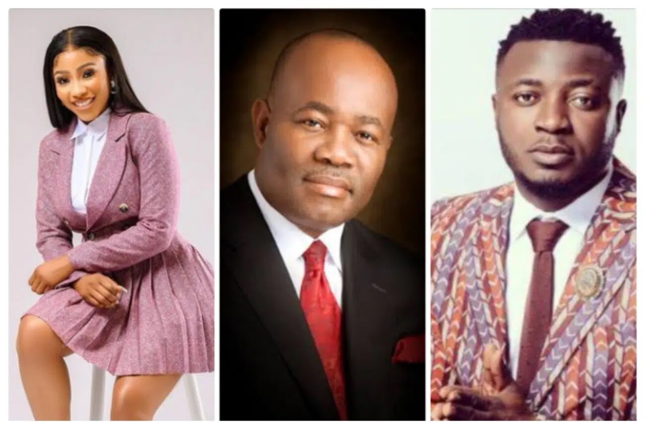BBNaija’s Mercy Eke and MC Galaxy allegedly fight dirty as Governor Akpabio humiliates them ( Details)