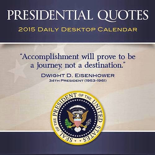 2015 Presidential Quotes Daily Desktop Calendar