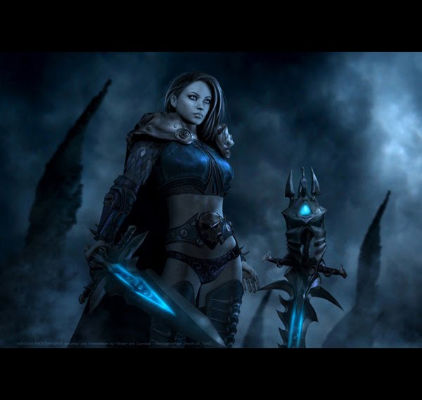 20 Stunning CG Arts Of Female Warrior Characters | Design ...