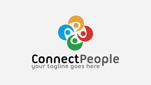 connectpeople free business logo design template