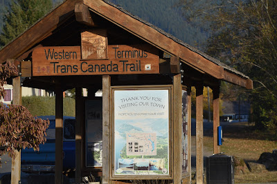 Trans Canada Trail Western Terminus.