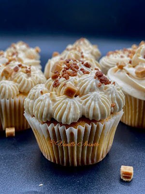 CUPCAKE  CONFITURE DE LAIT et sa GANACHE