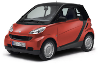 red smart fortwo