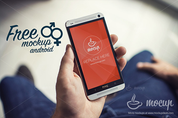 Smartphone & Tablet Mockup PSD Terbaru Gratis - Free Android PSD Mockup Gentleman