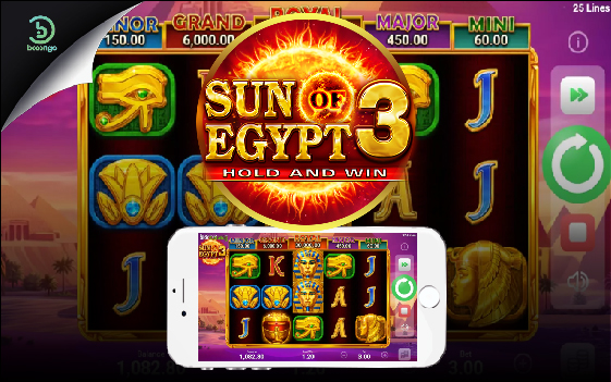 Goldenslot Sun of Egypt 3: Hold and Win