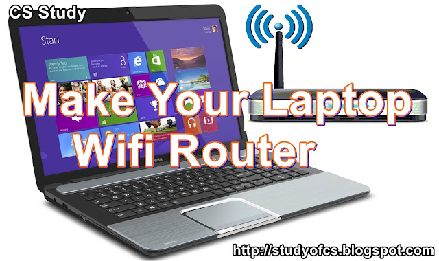 Make Your Laptop Wifi Router