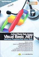   Judul Buku : Aplikasi Basis Data dengan Visual Basic. Net Studi kasus: Pengolahan Data Rekam Medis