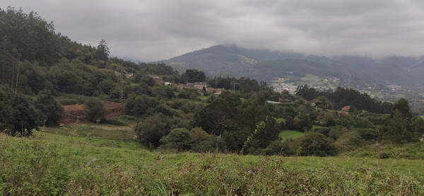 Panorámica de Mondoñedo desde Grove en Lugo