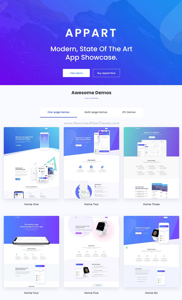 Creative HTML Template For Apps