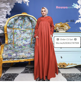 THALISA BASIC DRESS by HAWWAAIWA - Distributor Baju Muslim Surabaya